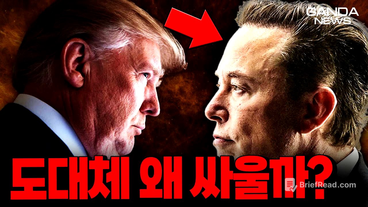 일론 머스크가 당을 만든다고?! (2025년7월7일 간다뉴스)