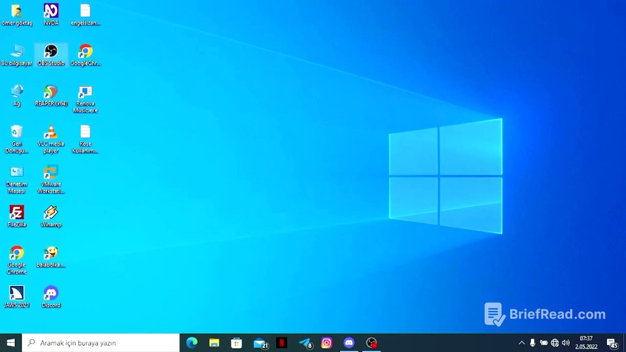 NVDA ekran okuyucu sentezleyici ayarları