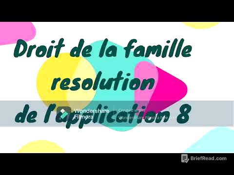 Droit de la famille resolution de l'application # 8