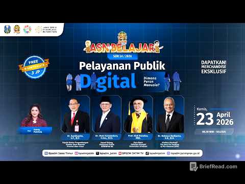 ASN Belajar Seri 14 | 2026 - Pelayanan Publik Digital: Dimana Peran Manusia?