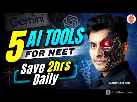 5 Top AI Tools For NEET 2026/2027 Preparation? #ChatGPT | Shreyas Sir