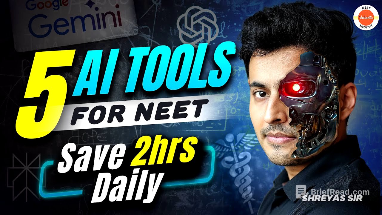 5 Top AI Tools For NEET 2026/2027 Preparation? #ChatGPT | Shreyas Sir