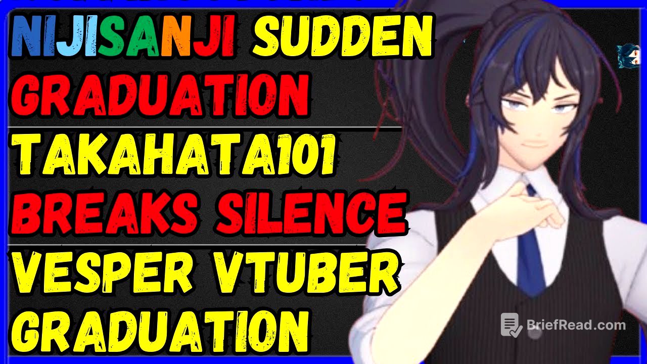 Takahata hits back: breaks silence, Nijisanji Graduation, vtuber graduation