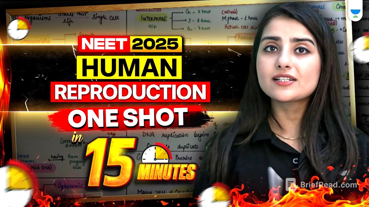 👶 Human Reproduction One Shot in 15 Minutes ⚡ | NEET 2025 🔥 Seep Pahuja #seeppahuja #neet2025