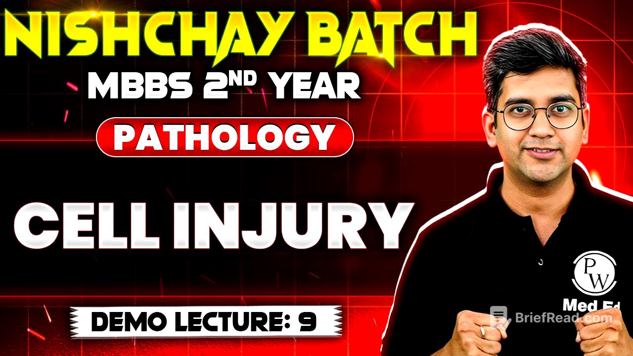 Cell Injury | Pathology | Nishchay Batch for MBBS 2nd Year | Dr. Ranjith AR