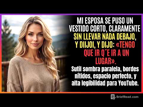 Mi esposa se puso un vestido corto, sin nada debajo, y dijo: “Tengo que ir a un lugar…”