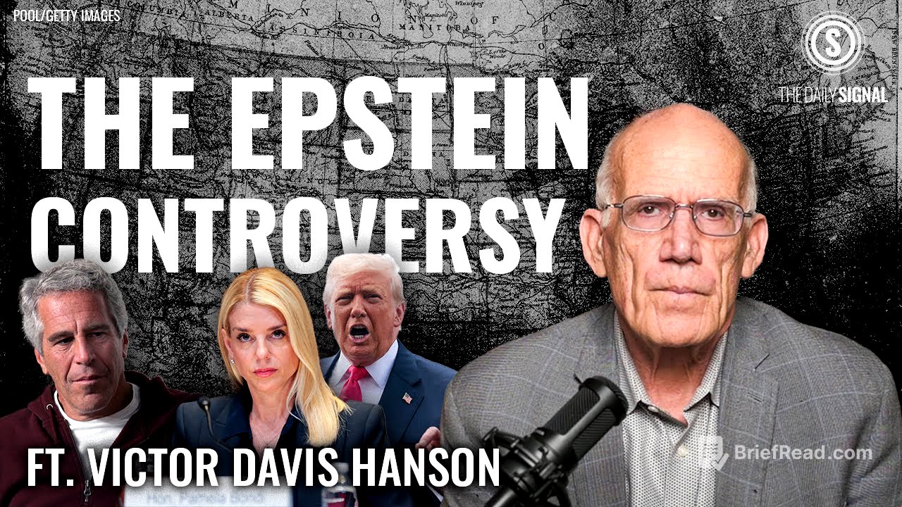 Victor Davis Hanson: Trump’s Epstein Letter Isn’t the Scandal You Think It Is