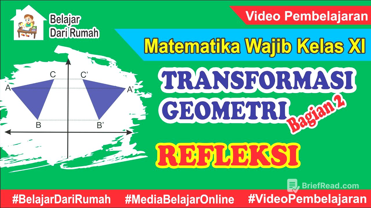 Transformasi Geometri Bagian 2 - Refleksi (Pencerminan) Matematika Wajib Kelas 11