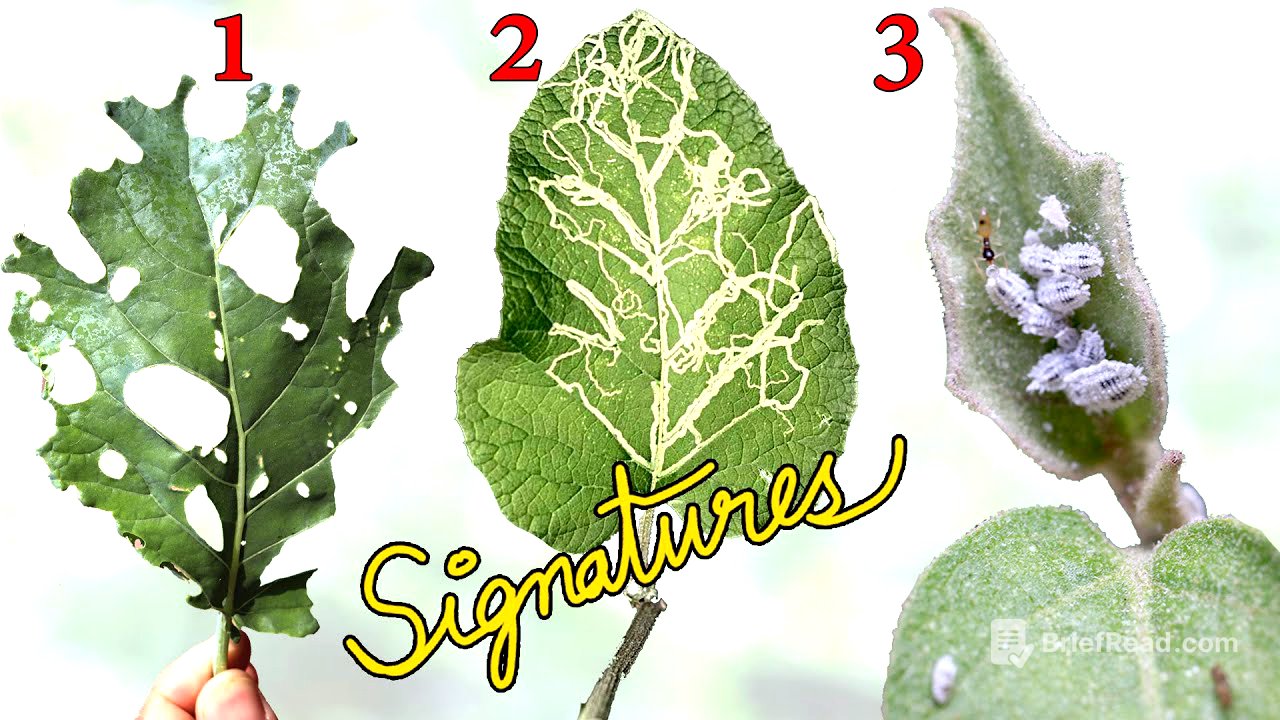 WHAT IS EATING MY PLANTS? 👺 | Common Garden Pest Control using Leaf Signatures