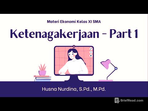 Ketenagakerjaan Part 1 - Konsep Ketenagakerjaan, Menghitung TPAK, Jenis Tenaga Kerja
