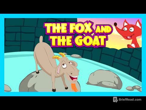The Fox and The Goat Story | Short Story for Kids | The Foolish Goat