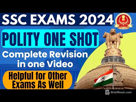 Complete Polity For SSC CGL/CHSL Mains 2023 | Delhi Police 2023 | Parmar SSC