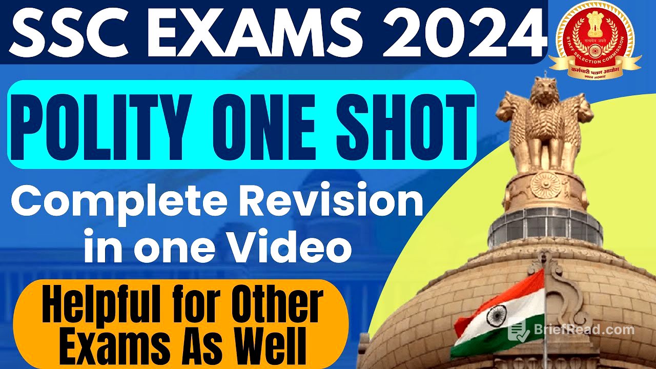 Complete Polity For SSC CGL/CHSL Mains 2023 | Delhi Police 2023 | Parmar SSC