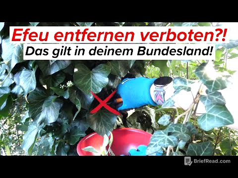 Ist Efeu entfernen verboten?! Das gilt in deinem Bundesland!