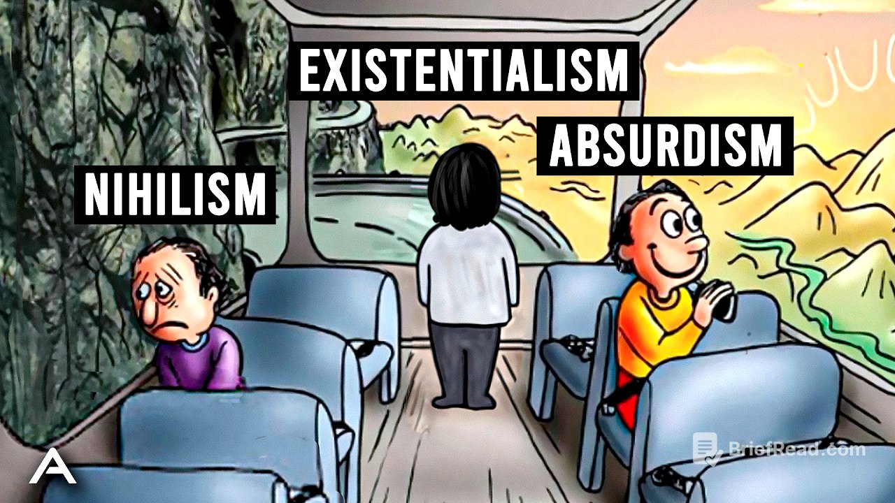 Existentialism vs Absurdism vs Nihilism