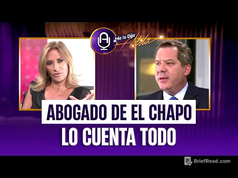 "A El Chapo lo traicionó el Gobierno": Jeffrey Lichtman | MLDA
