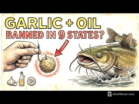 Crush Garlic + Olive Oil on Your Hook — The 5-Cent Catfish & Carp Hack Banned in 9 States