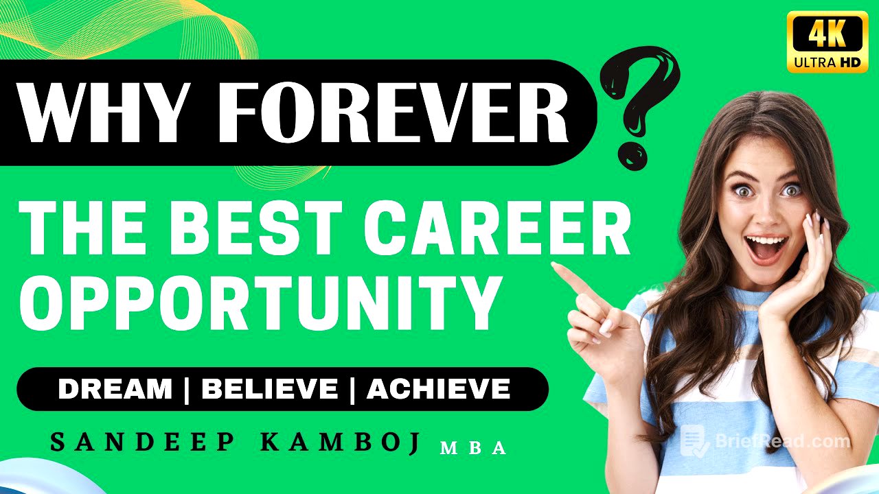 Why Forever is the Best Career Opportunity | WHY FOREVER | FOREVER क्यों करें #flp #mlm #flpindia