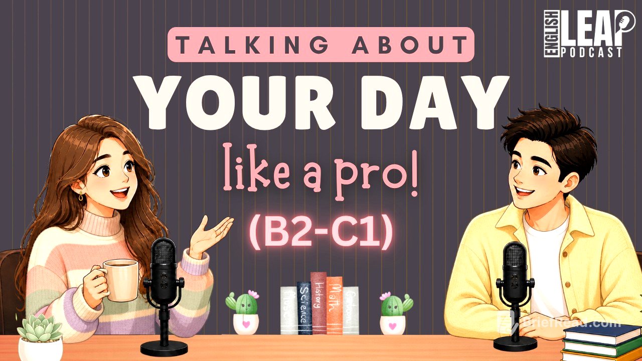 English Podcast For Easy English Conversation | Talk About Your Day in English | Daily Life English