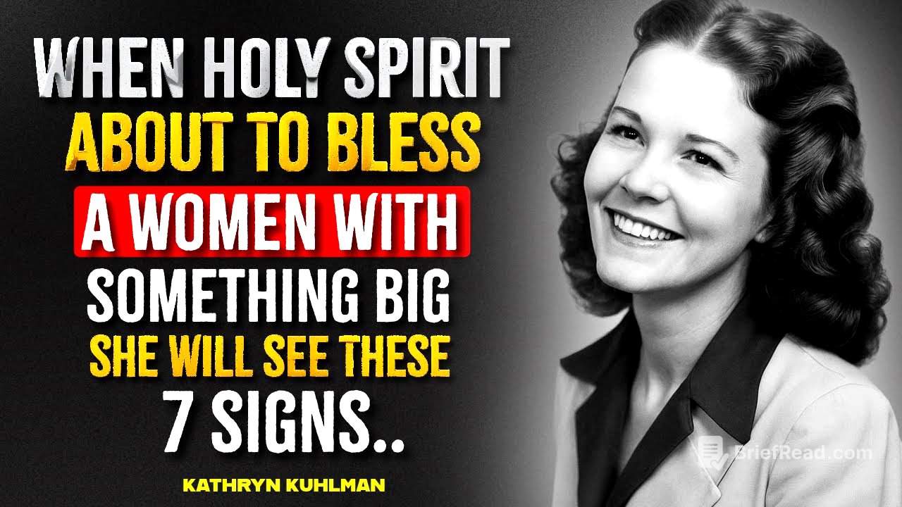 7 Signs the Holy Spirit Is About to Bless a Woman Big — Kathryn Kuhlman Preachings