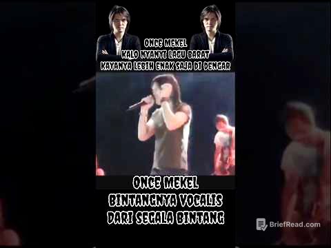Once Mekel Bintang nya Vocalis Dari Segala Bintang #sorts #once
