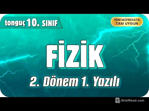 10.Sınıf Fizik 2.Dönem 1.Yazılıya Hazırlık 📑 #2026