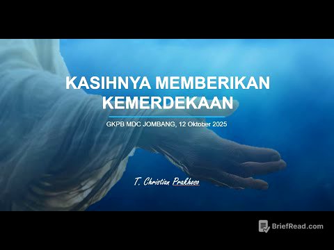 KASIHNYA MEMBERIKAN KEMERDEKAAN || Ibadah II MDC Jombang, 12 Oktober 25 || Teguh Christian P.