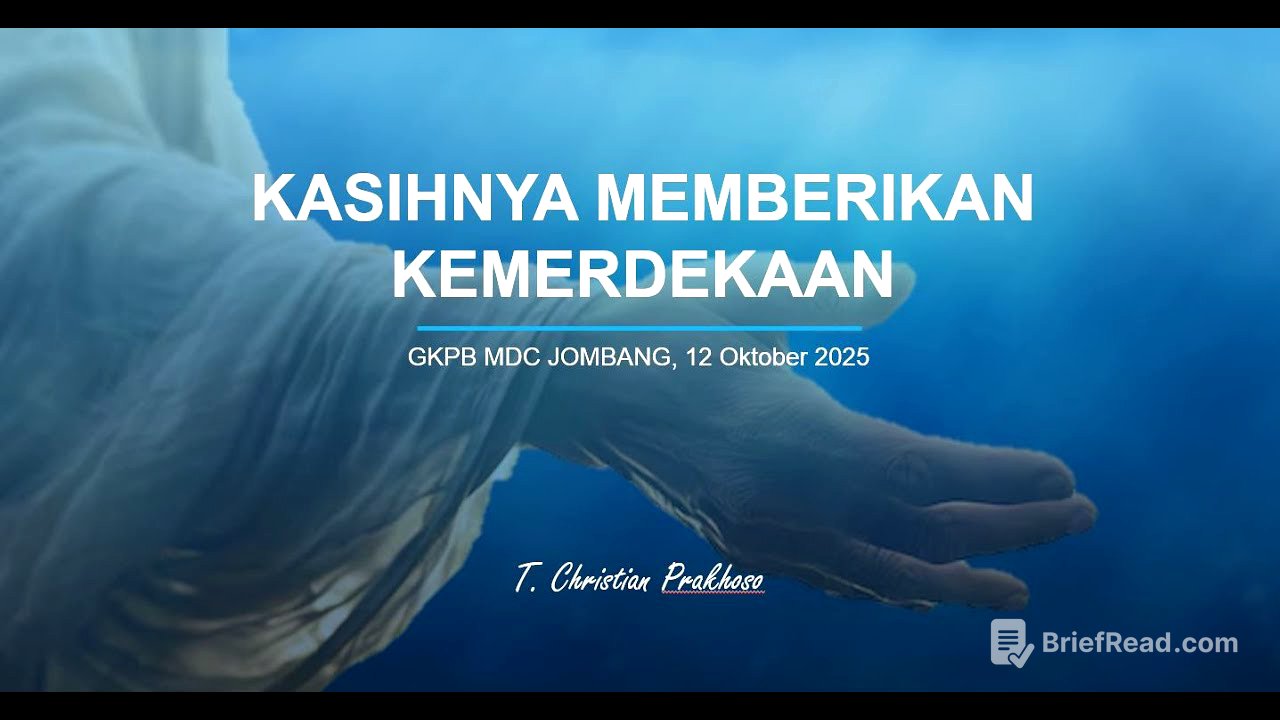 KASIHNYA MEMBERIKAN KEMERDEKAAN || Ibadah II MDC Jombang, 12 Oktober 25 || Teguh Christian P.
