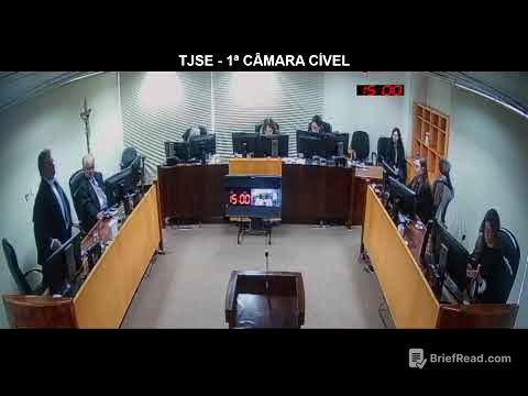 Sessão Ordinária Presencial da 1ª Câmara Cível do TJSE - 17.11.2025