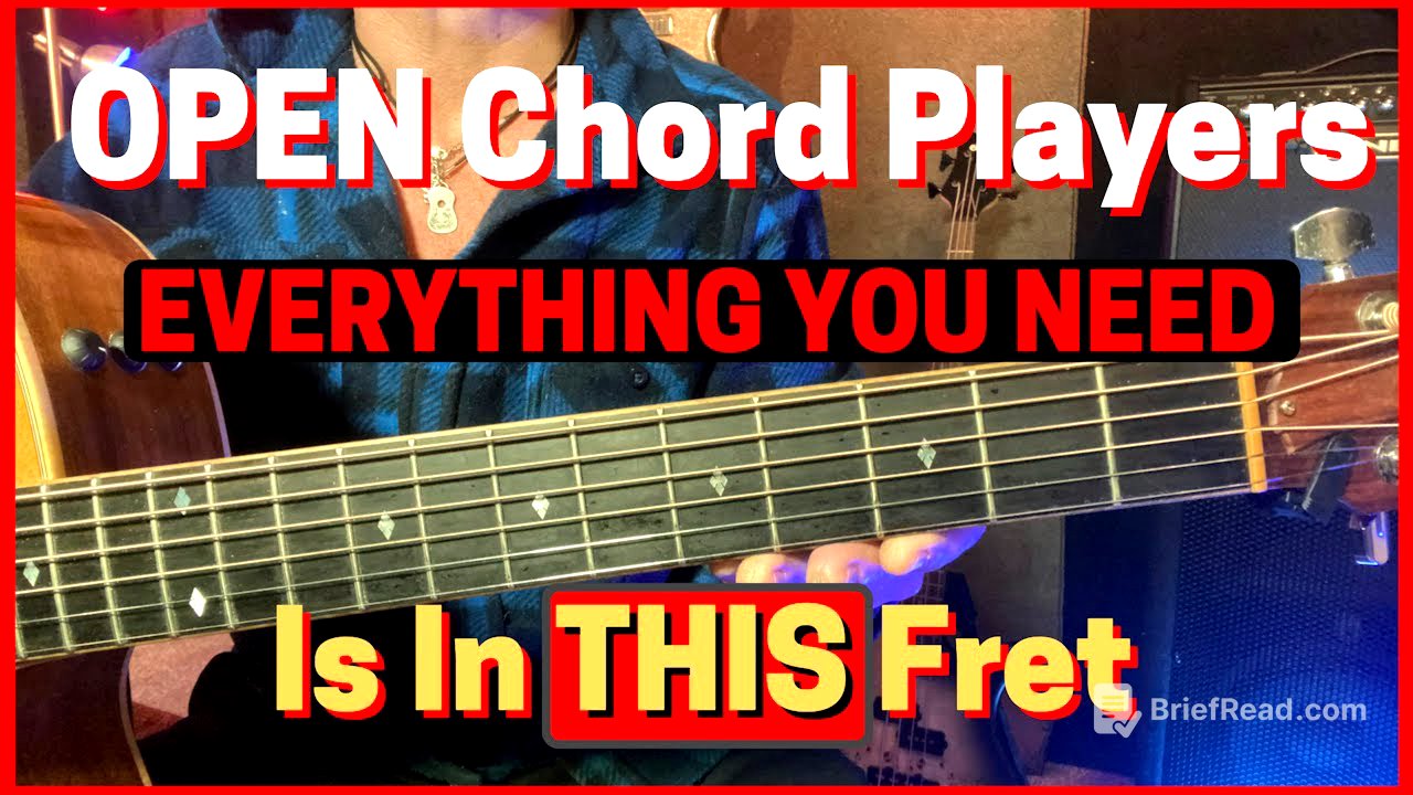 OPEN Chord Players: This is the SECRET...I Mean...The SECOND Fret