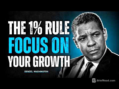 The 1% Rule, Focus On Your Growth | Denzel Washington Motivational Life Advice | Inspire Force