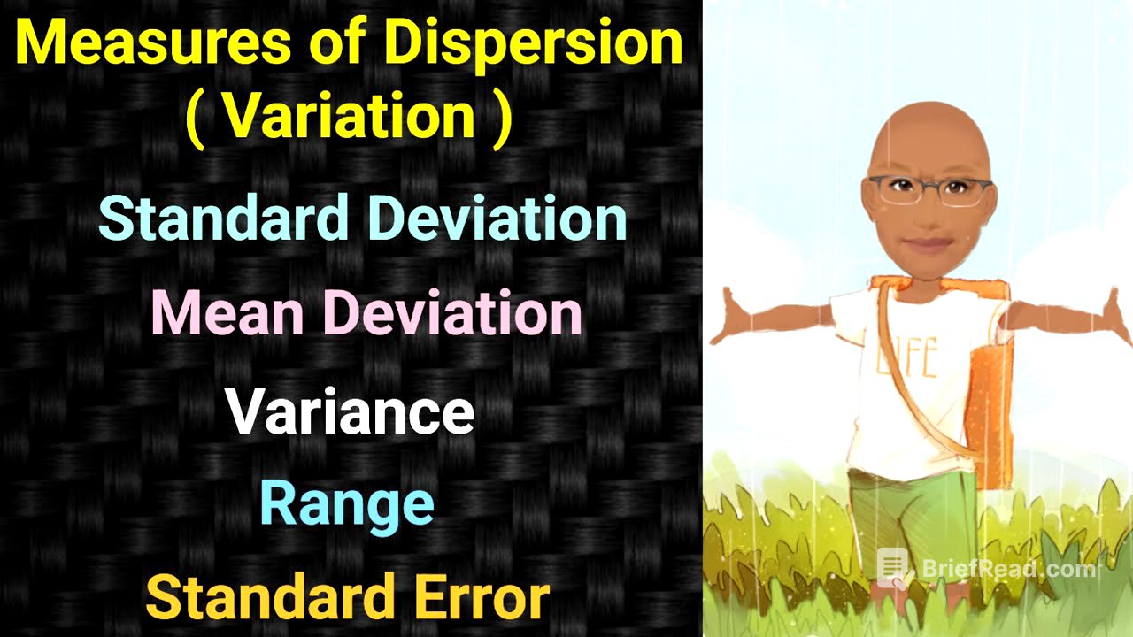 Measures of Dispersion | Mean Deviation | Standard Deviation | Variance | PSM | Community Medicine