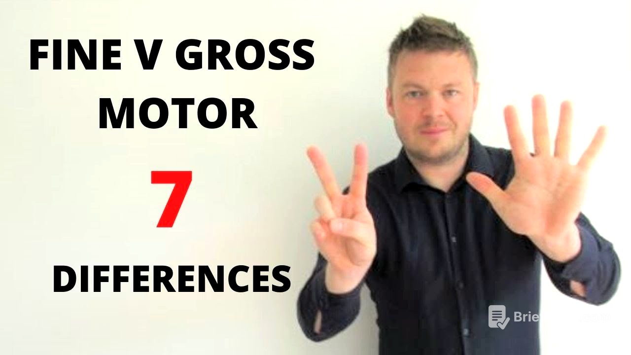 7 Differences Between Fine And Gross Motor Skills