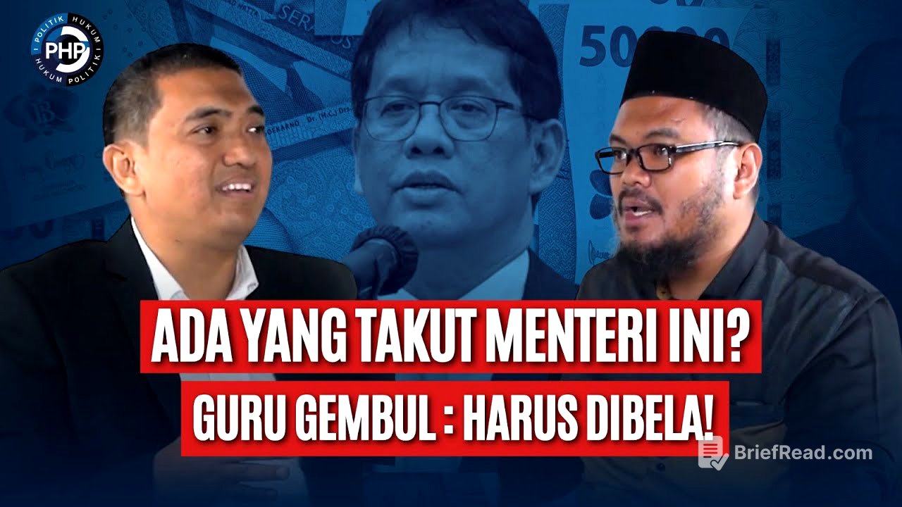 Guru Gembul: Bela Menteri Purbaya! Berani Senggol Para Mafia!