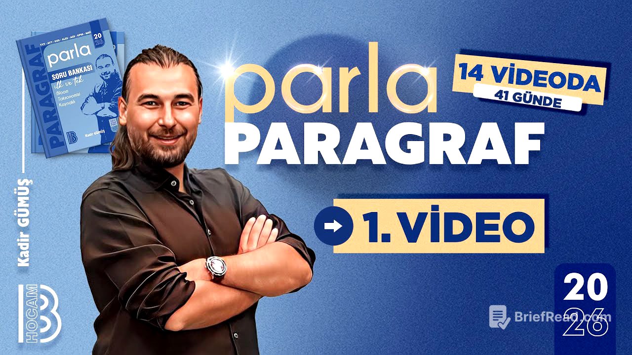 1) 14 Videoda 41 Günde Parla Paragraf Kampı - 1.Video - Kadir GÜMÜŞ - 2026