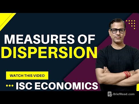 Measures Of Dispersion | ISC Class 11 | @star_commerce