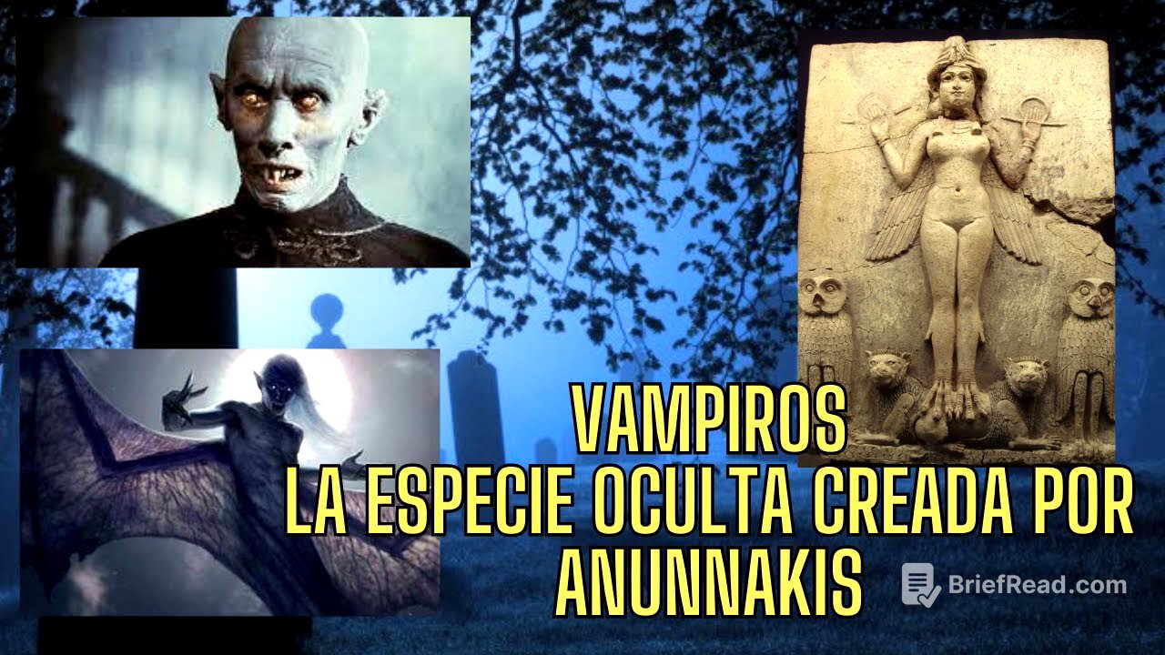 LOS VAMPIROS SON UNA ESPECIE REAL Y OCULTA