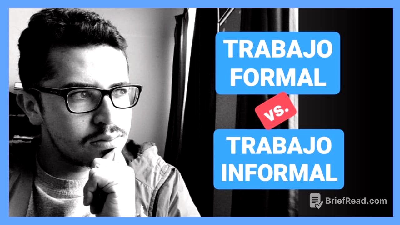 DERECHO del TRABAJO 🙀[Trabajo 👍🏻 FORMAL vs INFORMAL 👎🏻] 💪🏻Trabajo Digno 💪🏻