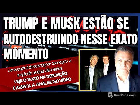 Trump e Musk e o Risco de Colapso Mútuo arrastar os EUA para uma crise sem precedentes.