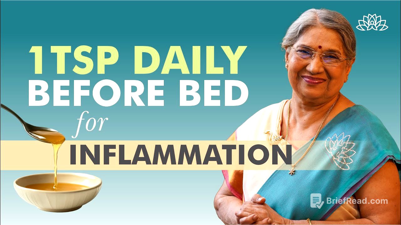 Reduce Inflammation Naturally | 1 tsp Bedtime Remedy for Pain, Bloating & Fatigue | Dr Hansaji
