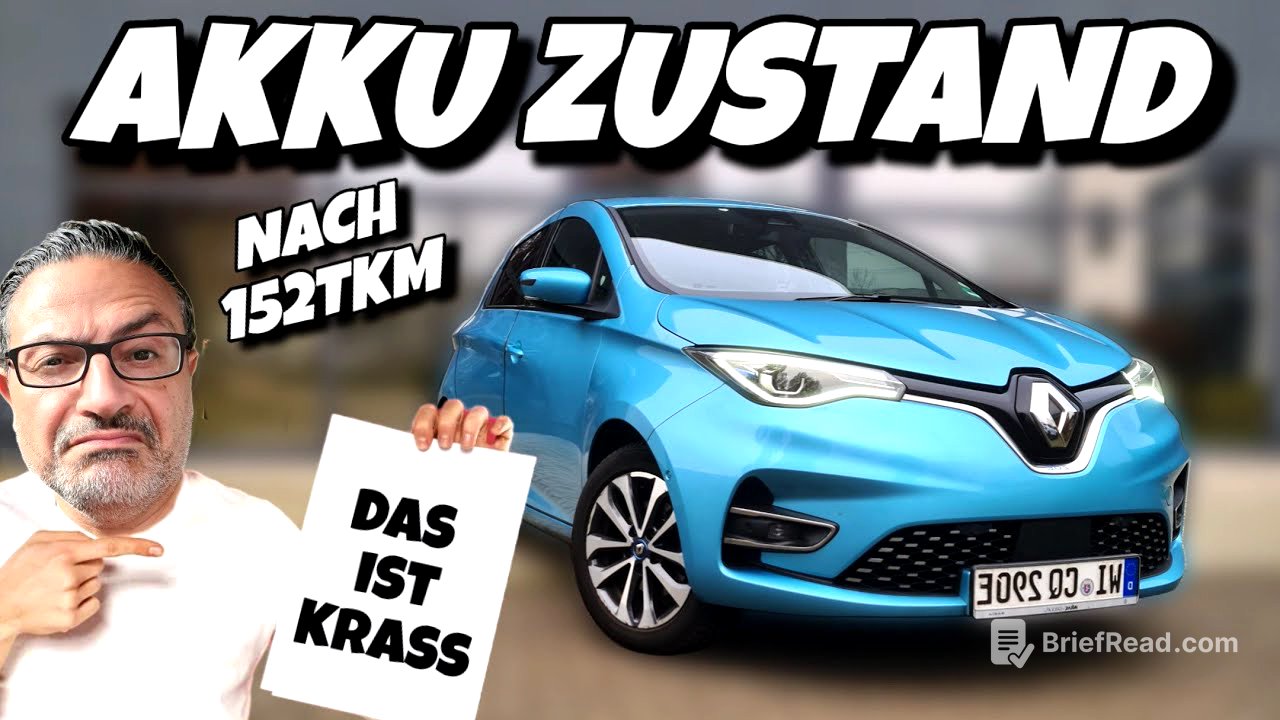 SCHROTTREIF? Renault Zoe Akku nach 150 Tkm im Check. Gebrauchtes Elektroauto.