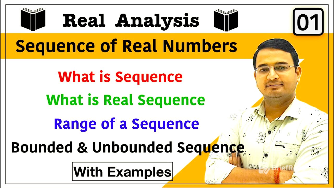 Sequence of Real Numbers | Range of Sequence | Bounded and Unbounded Sequence | Real Sequences : 01