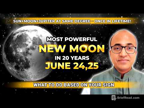 Most Powerful New Moon in 20 Years | June 24-25 | Sun + Moon + Jupiter Alignment | Bharat Astro Veda