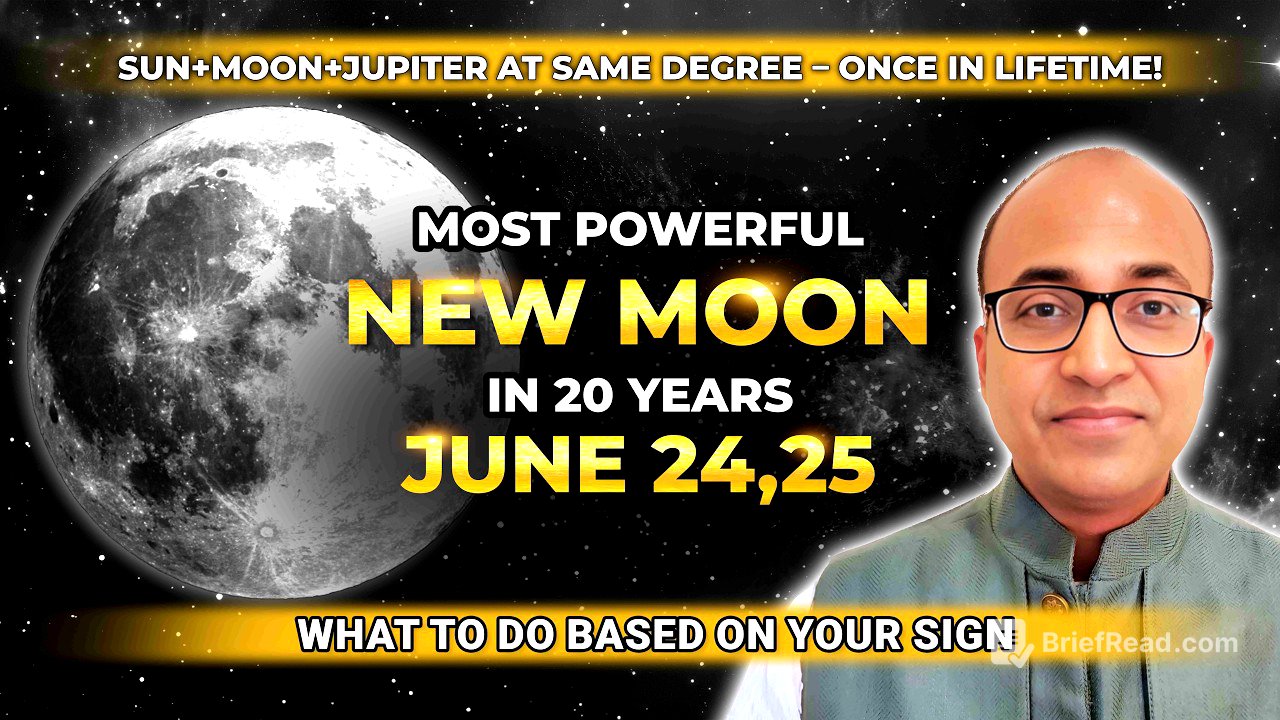 Most Powerful New Moon in 20 Years | June 24-25 | Sun + Moon + Jupiter Alignment | Bharat Astro Veda