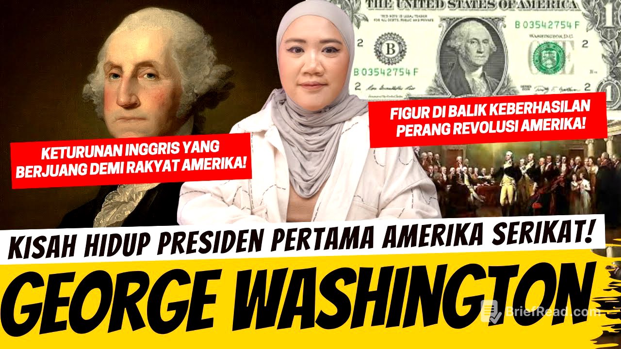 DARI PETANI, JADI PRESIDEN PERTAMA AMERIKA! GEORGE WASHINGTON