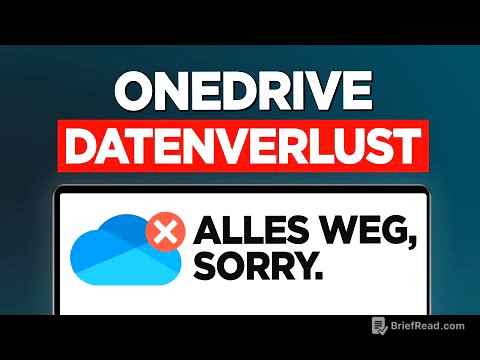 Die große GEFAHR bei OneDrive Backups 🚨