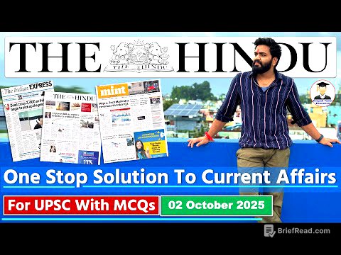 The Hindu Analysis Today | 2 October 2025 | The Hindu Newspaper Analysis | Daily Current Affairs