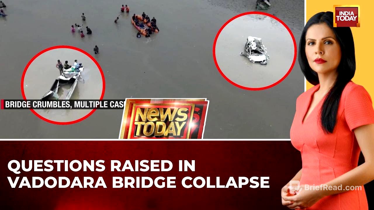 Gambhira Bridge Collapse: Multiple Casualties As Vehicles Plunge Into Mahisagar River