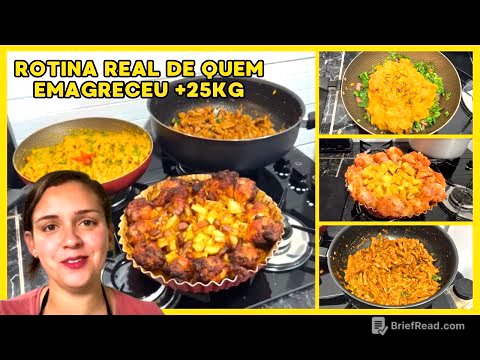 MEU ALMOÇO E JANTA COM REFEIÇÕES SIMPLES, BARATAS E QUE ME AJUDARAM A EMAGRECER