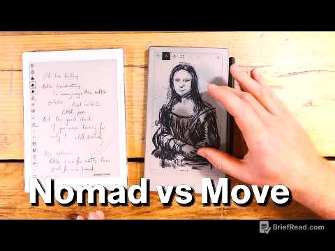 reMarkable Move vs SuperNote Nomad